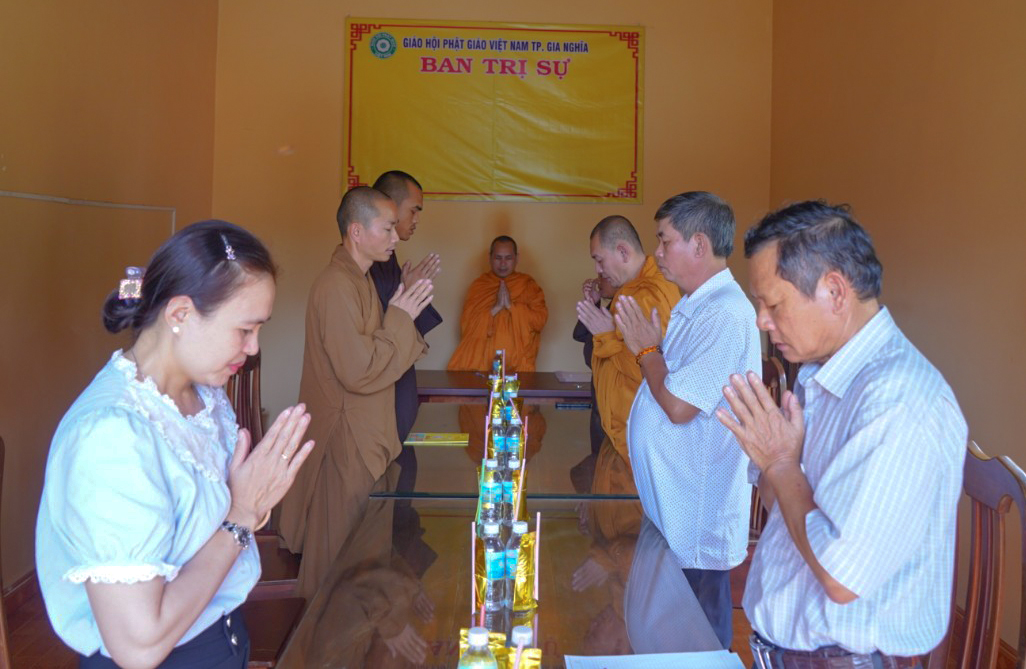 Ban Trị sự Phật giáo Thành phố Gia Nghĩa họp triển khai công tác Phật sự và chuẩn bị cho Đại hội Đại biểu Phật giáo tỉnh Đăk Nông nhiệm kỳ IV