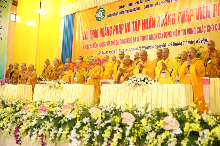 Ban Hoằng Pháp Phật giáo tỉnh Đắk Nông tham dự hội thảo hoằng pháp tại tỉnh Lâm Đồng
