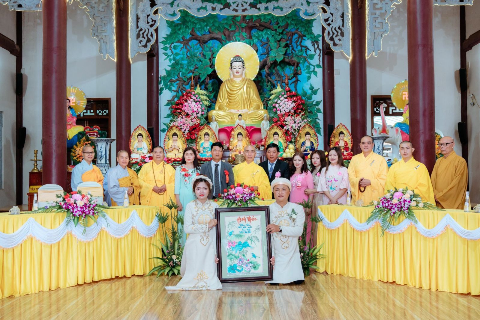 Đắk Song: Trang nghiêm tổ chức Lễ Hằng Thuận tại chùa Hoa Quang
