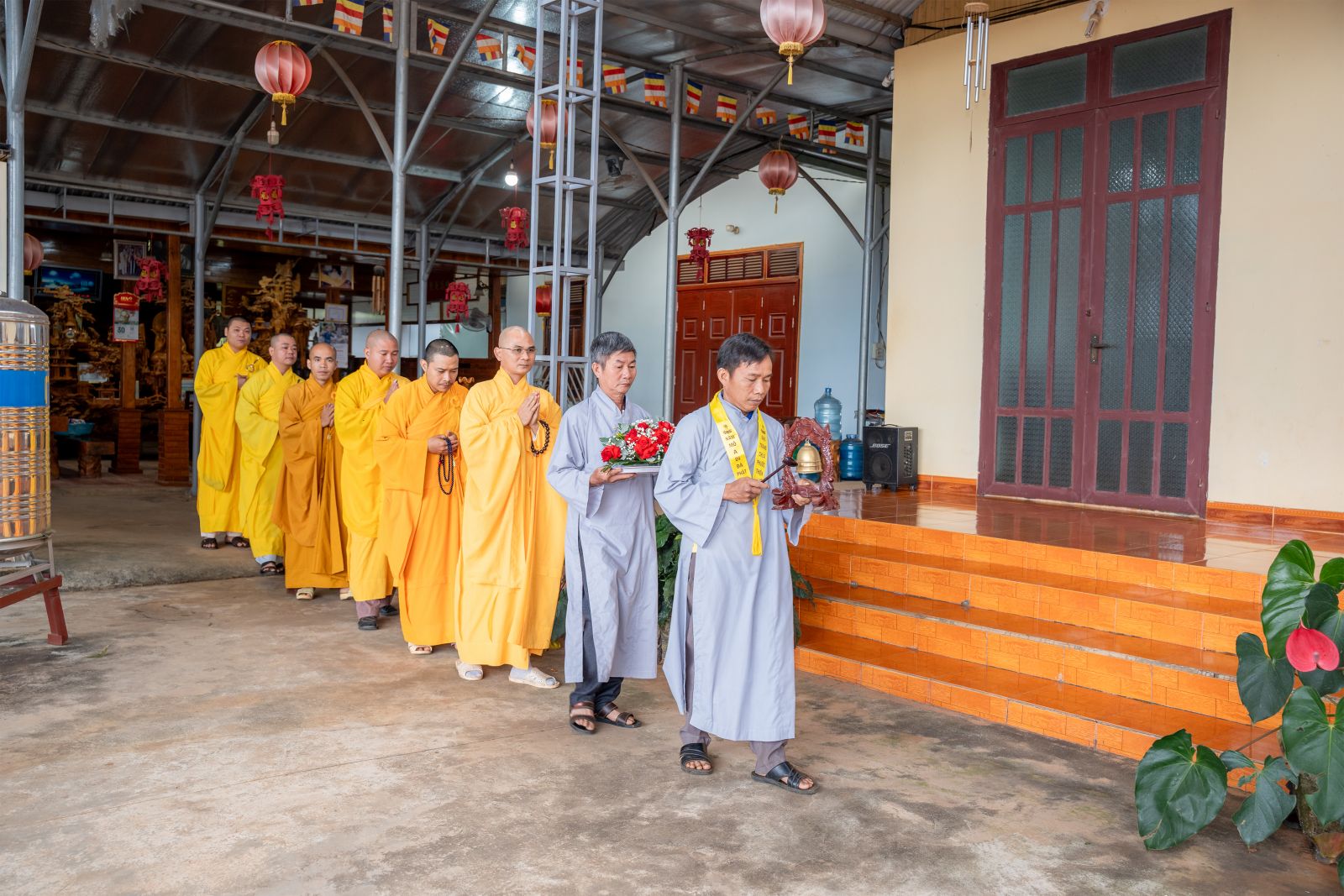 Krông Nô - chùa Phước Thiện trang nghiêm tổ chức tổng kết công tác Phật sự năm 2024.