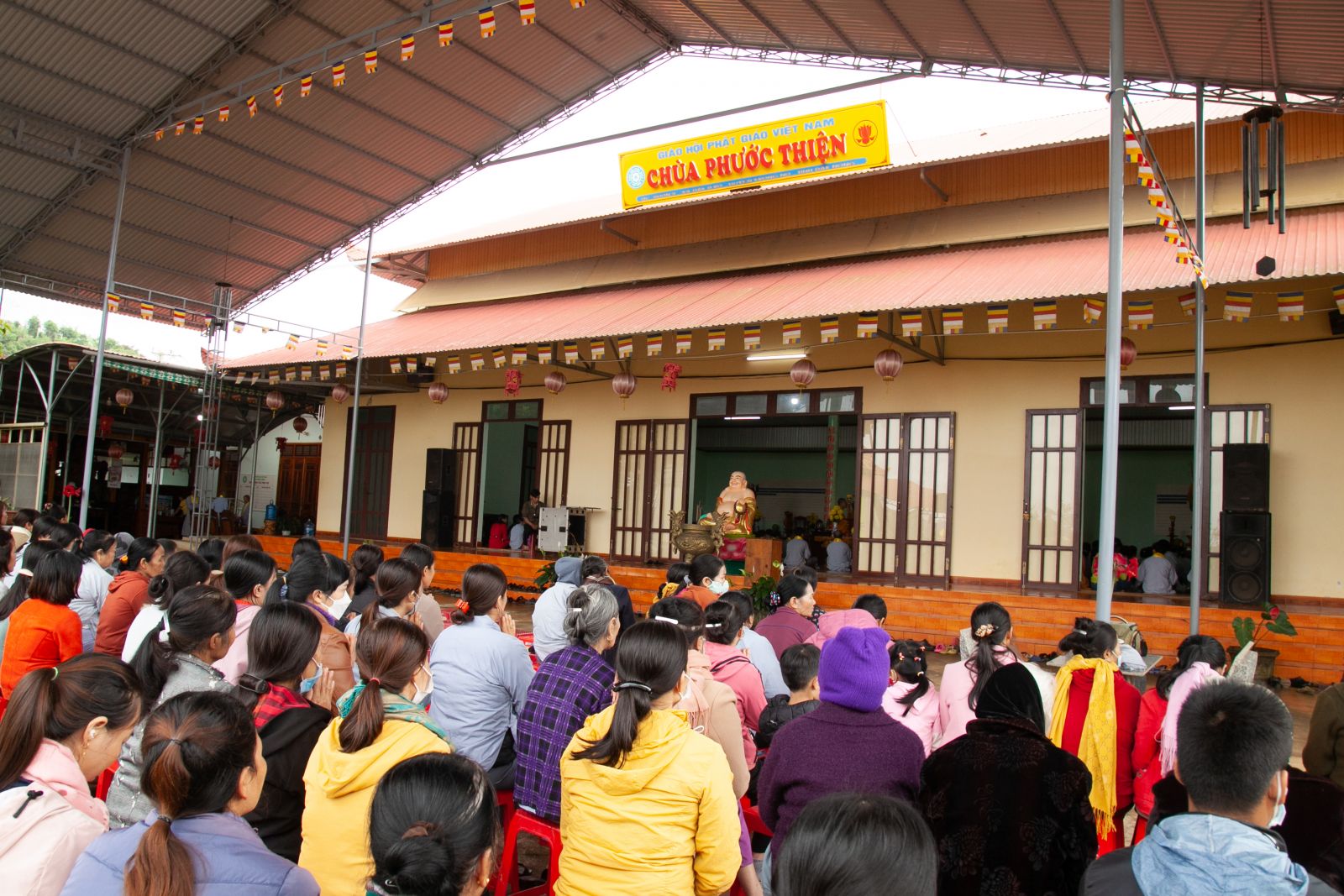 Chùa Phước Thiện huyện Krông Nô trang nghiêm tổ chức tổng kết công tác Phật sự năm 2022.
