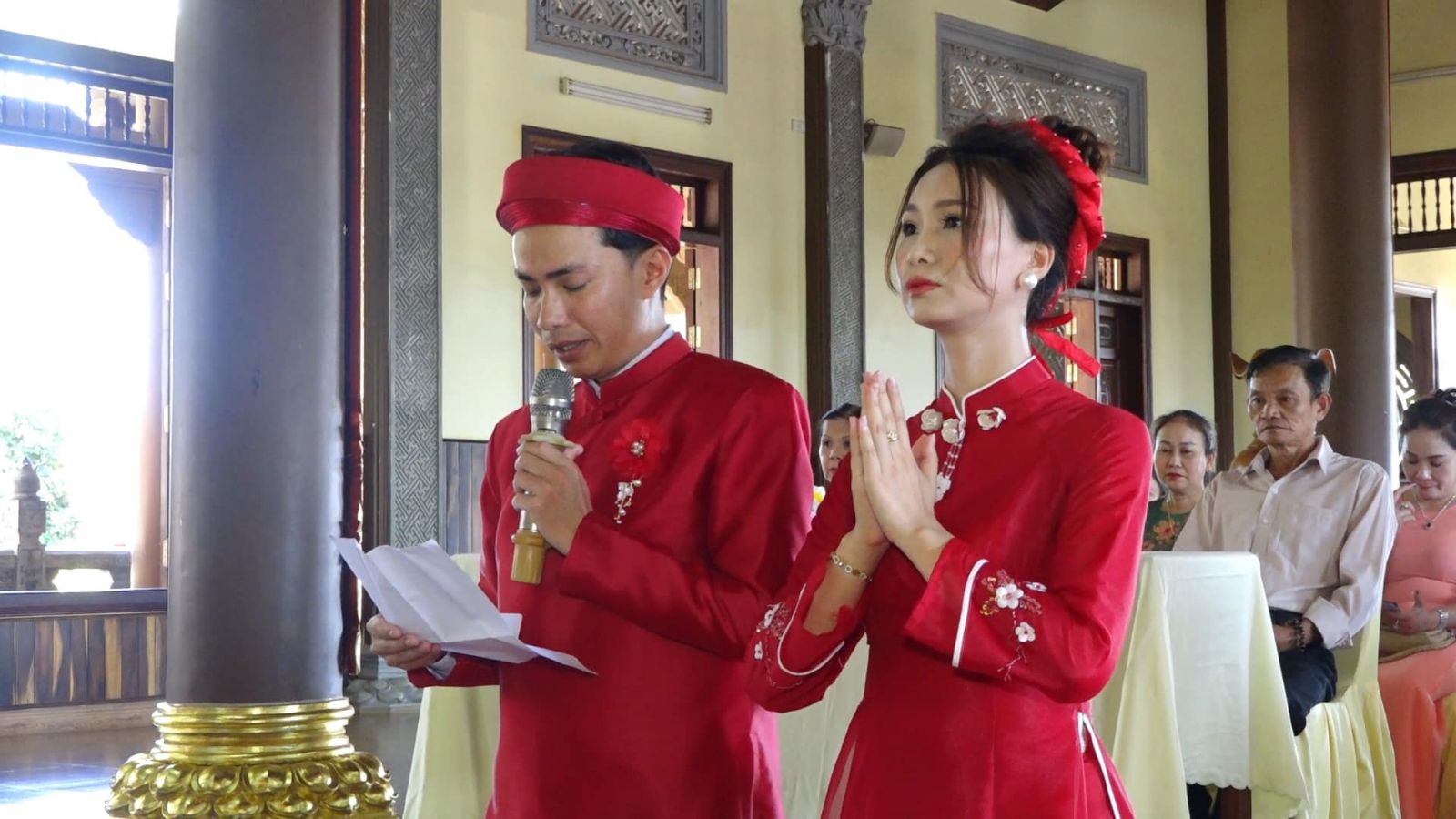 Trang nghiêm tổ chức Lễ Hằng Thuận cho đôi bạn trẻ tại chùa Pháp Hoa