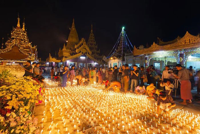 Thadingyut-Lễ hội ánh sáng văn hóa tâm linh Phật giáo Miến Điện