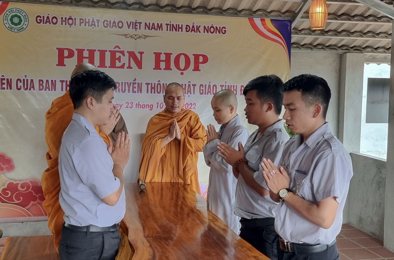 Ban Thông tin Truyền thông Phật giáo tỉnh Đăk Nông họp triển khai công tác Phật sự nhiệm kỳ 2022-2027