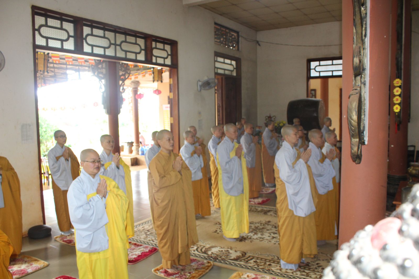 Đắk Nông - Ni giới tỉnh nhà tập trung Bố tát tại Hạ trường Phước Quang.