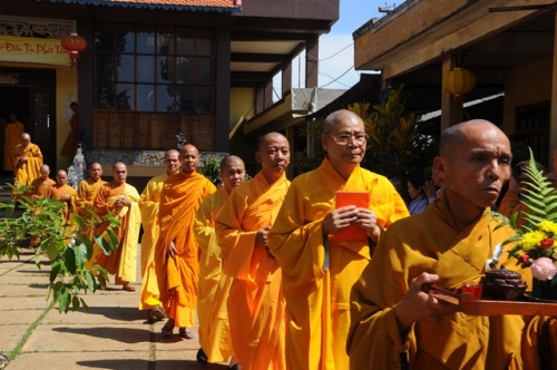 Ban trị sự Phật giáo tỉnh nhà tổ chức lễ kết hạ an cư năm 2014