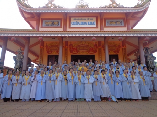 CLB Hội Người Cao Tuổi chùa Hoa Khai tổng kết công tác Phật sự năm 2012