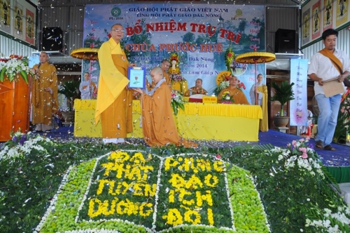 Lễ Bổ Nhiệm Trụ Trì Chùa Phước Huệ, huyện Cư Jút