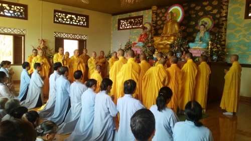 Lễ An vị Phật Chùa Thiện Phước