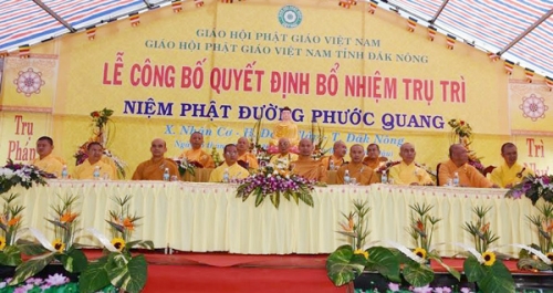 Lễ bổ nhiệm trụ trì Niệm Phật đường Phước Quang