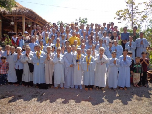 Đạo tràng Đăk Sin tổng kết công tác Phật sự cuối năm 2012