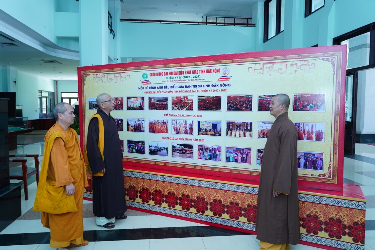 Chư Tôn đức Ban Trị sự rà soát Công tác chuẩn bị Đại hội đại biểu Phật giáo tỉnh Đăk Nông, nhiệm kỳ 2022-2027