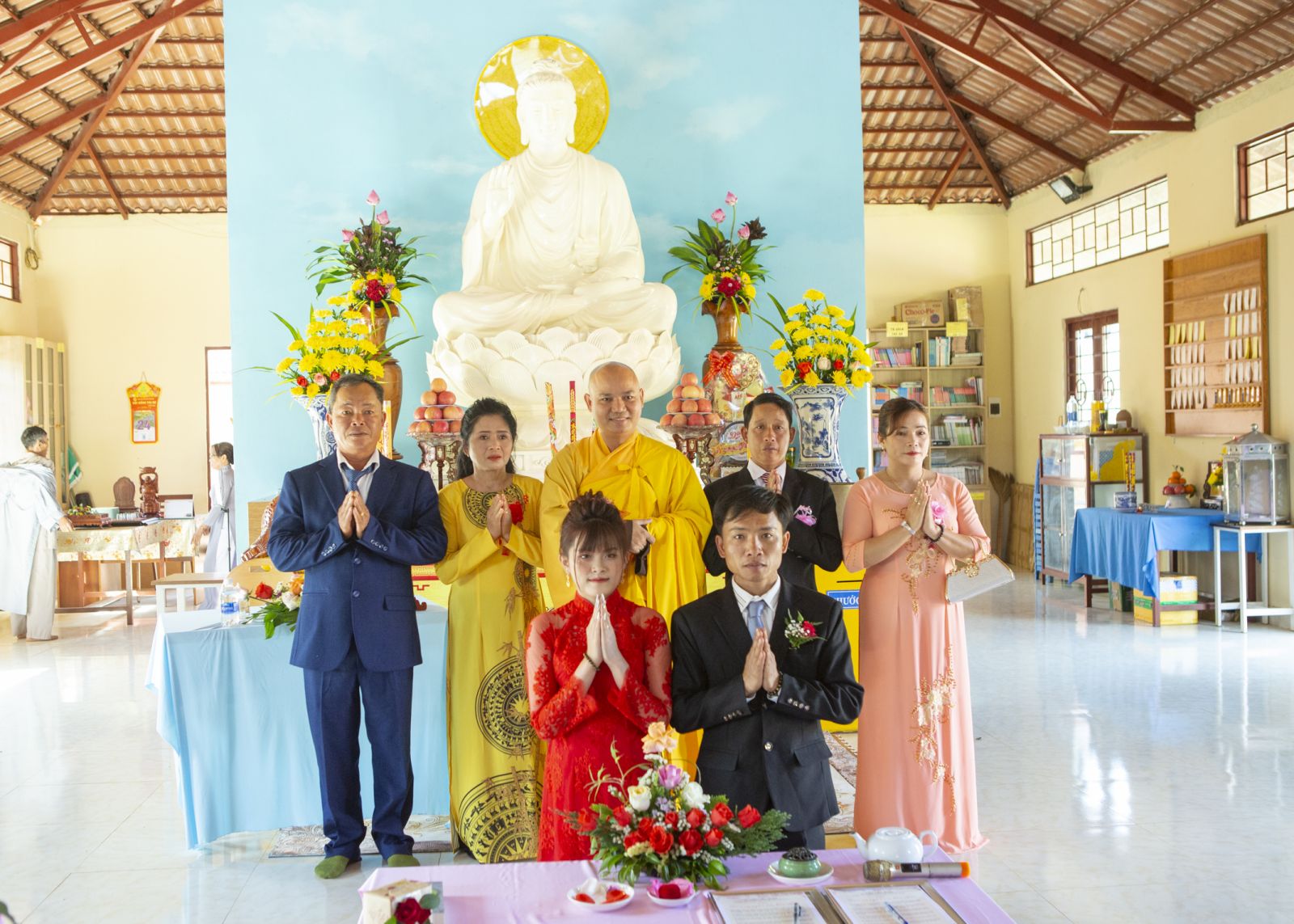Lễ Hằng Thuận cho đôi Phật tử trẻ tại Tu viện Liễu Quán
