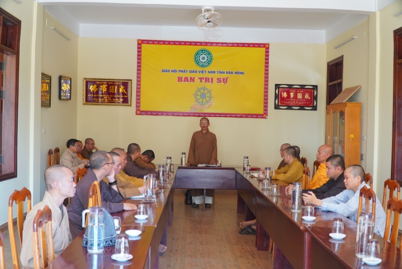Phật giáo Đắk Nông: Phiêu họp đầu năm Tân Sửu 2021