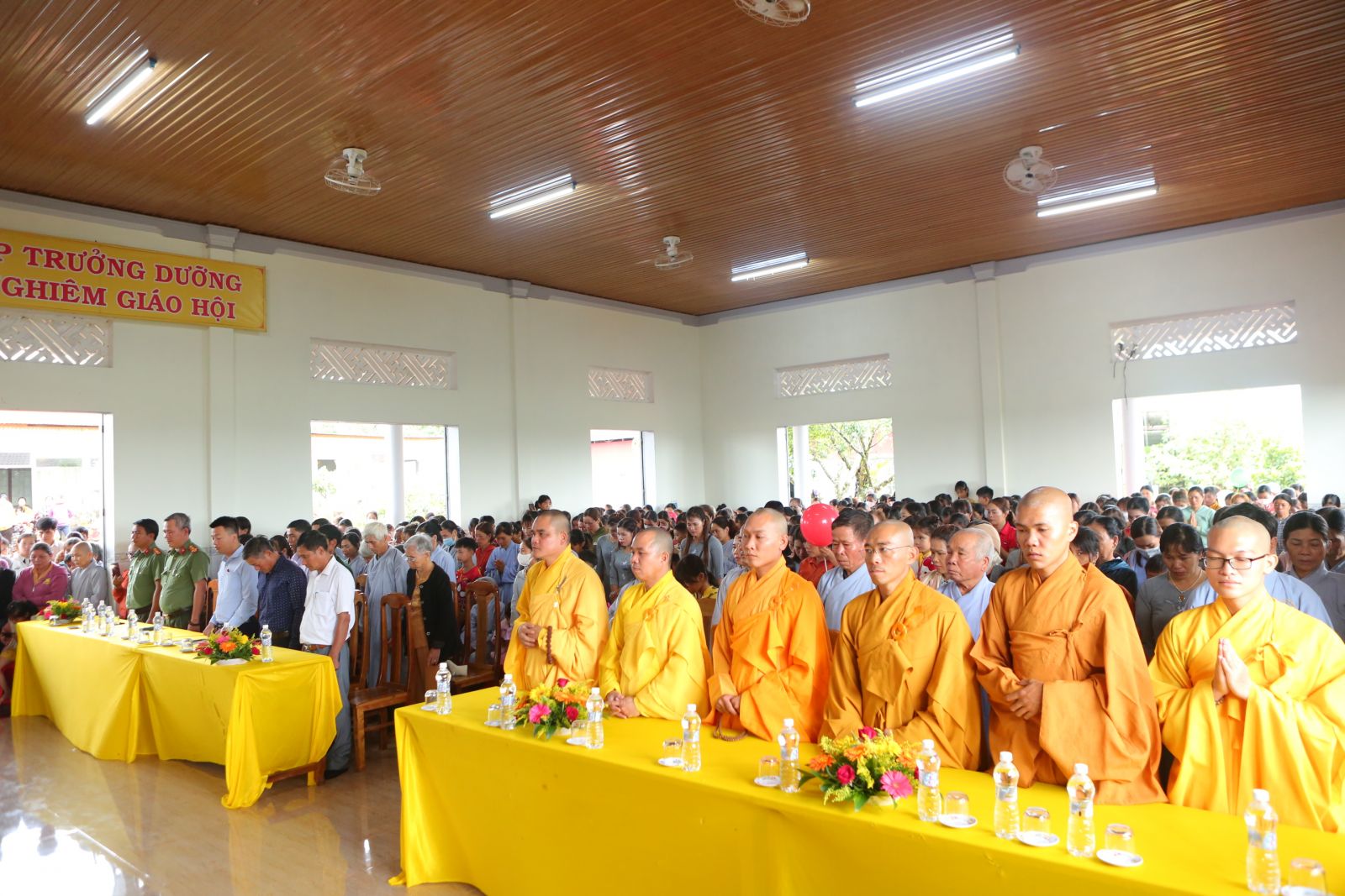 Lễ Phật đản tại Đạo Tràng Giác Tâm và chùa Thiện Minh (xã Đắk Búk So, huyện Tuy Đức, tỉnh Đắk Nông)
