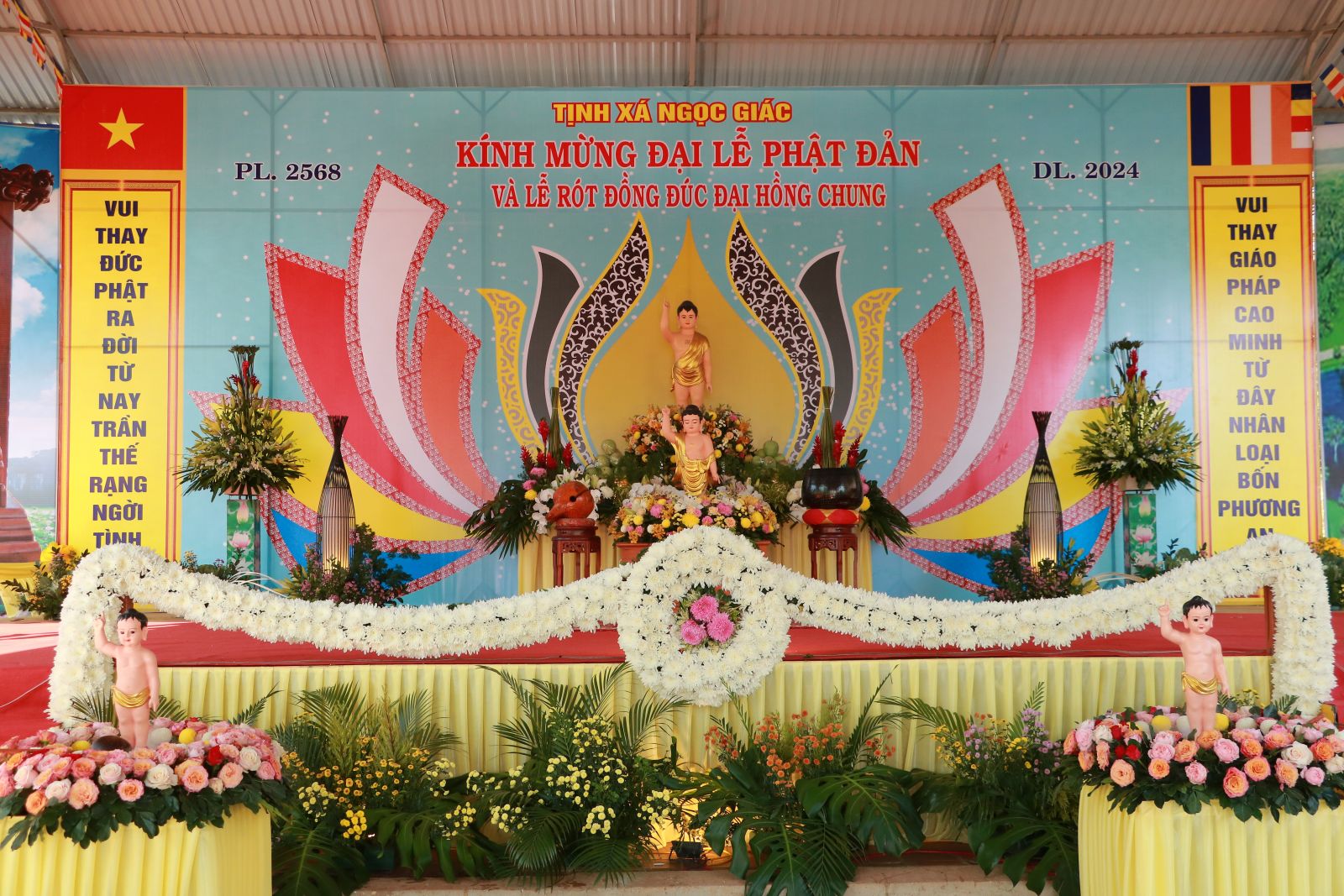 Đăk Mil: Tịnh Xá Ngọc Giác tổ chức Đại Lễ Phật đản PL. 2568 và rót đồng đúc Đại hồng chung