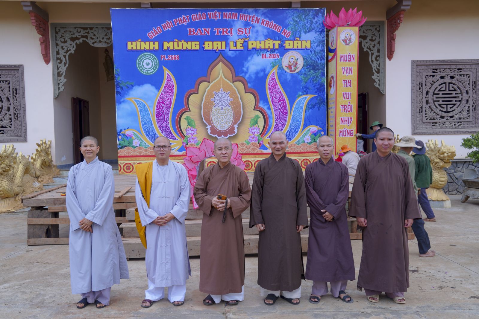 Thượng tọa Trưởng Ban Trị sự tỉnh thăm một số cơ sở Tự viện, và điểm sinh hoạt tôn giáo tập trung nhân dịp Đại lễ Phật đản PL. 2568