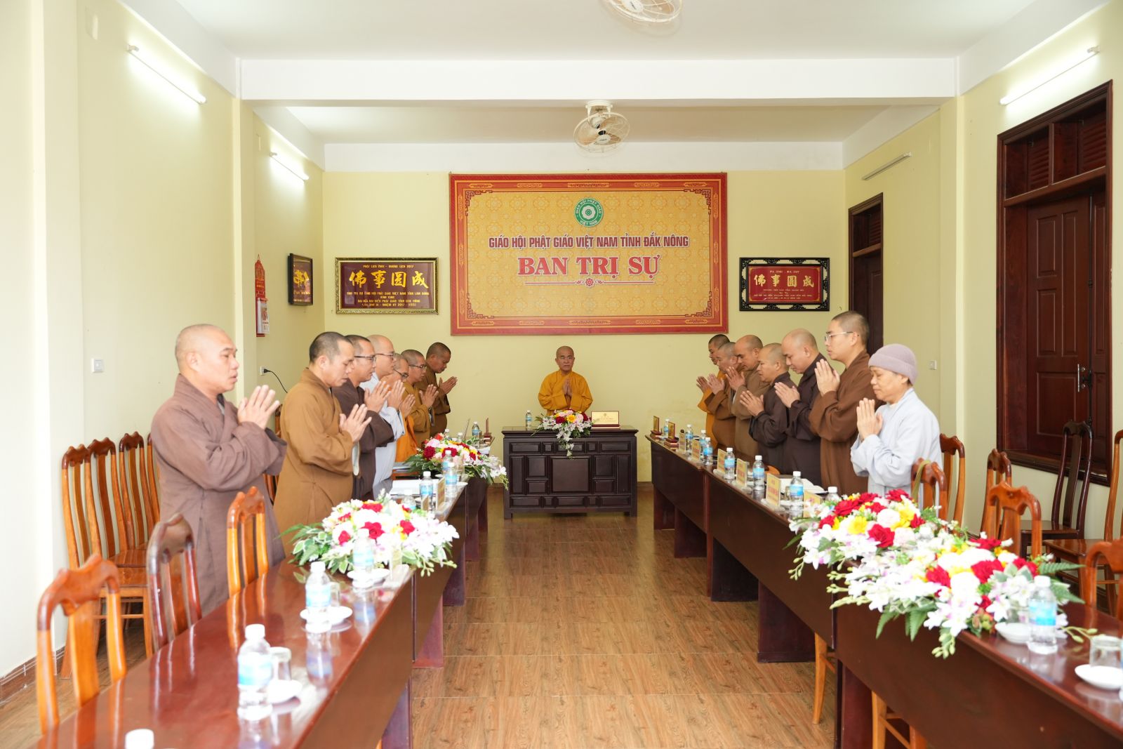 Thường trực Ban Trị sự Phật giáo tỉnh họp định kỳ rà soát công tác Phật sự và triển khai tổ chức hội nghị tổng kết công tác Phật sự năm 2024