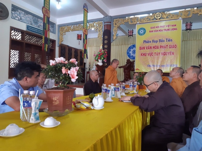 Đắk Lắk: Ban Văn Hóa Phật giáo Khu vực Tây Nguyên tổ chức phiên họp đầu tiên