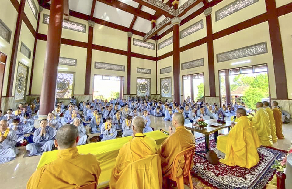 Ban Trị sự Phật giáo huyện Đắk R'Lấp tổ chức khoá tu 