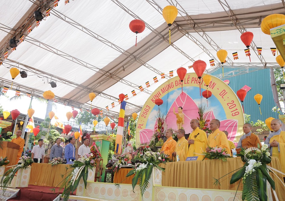 Phật Đản 2019 tại chùa Phước Quang xã Nhân Cơ