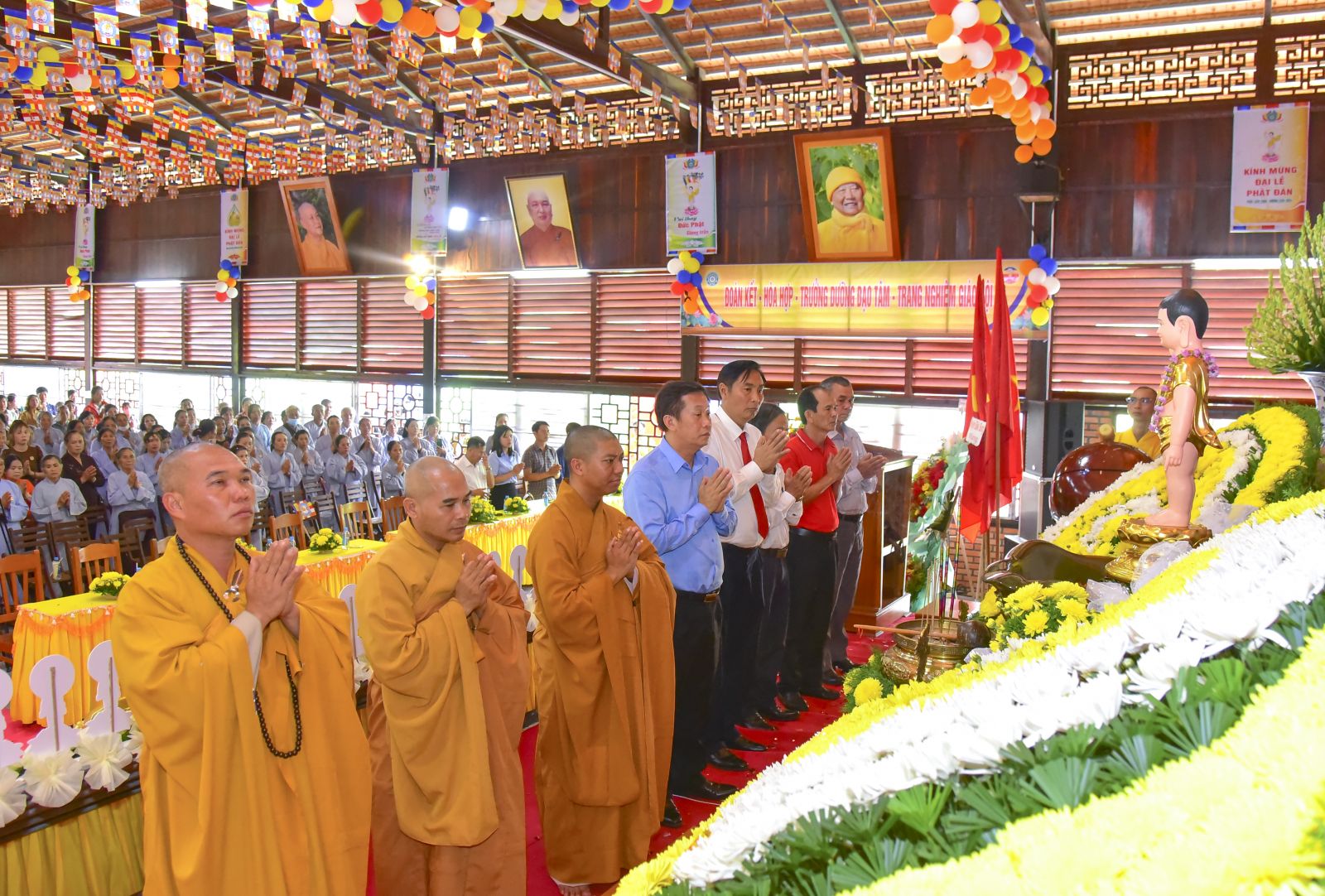 Ban Trị sự Phật giáo huyện Đắk Song  trang nghiêm tổ chức Đại lễ Phật đản PL. 2568 tại thiền viện Trúc Lâm Đạo Nguyên