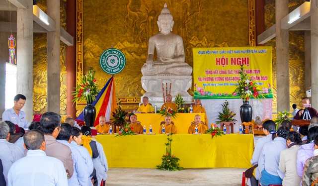 Phật giáo huyện Đắk Song tổng kết công tác Phật sự năm 2019