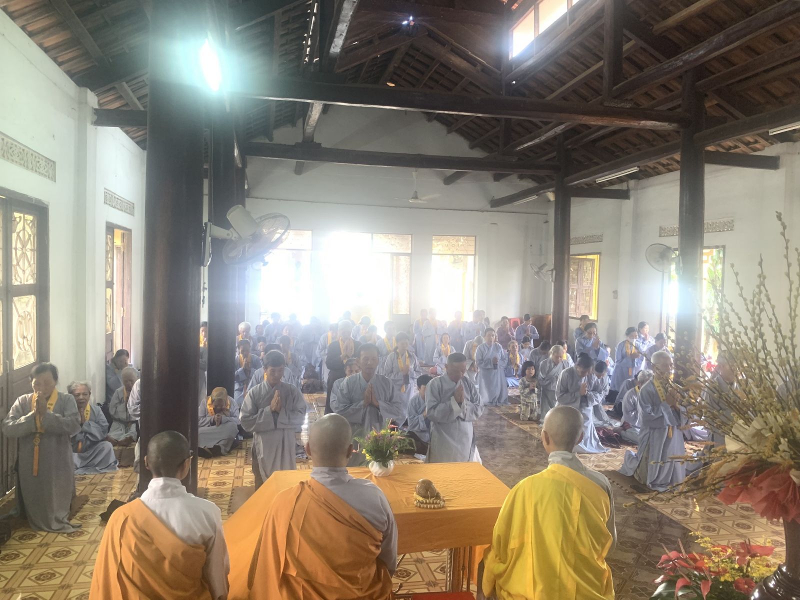 Khóa tu “Một Ngày An Lạc” Phật giáo huyện Cư Jút tu tập tổng kết cuối năm 2023