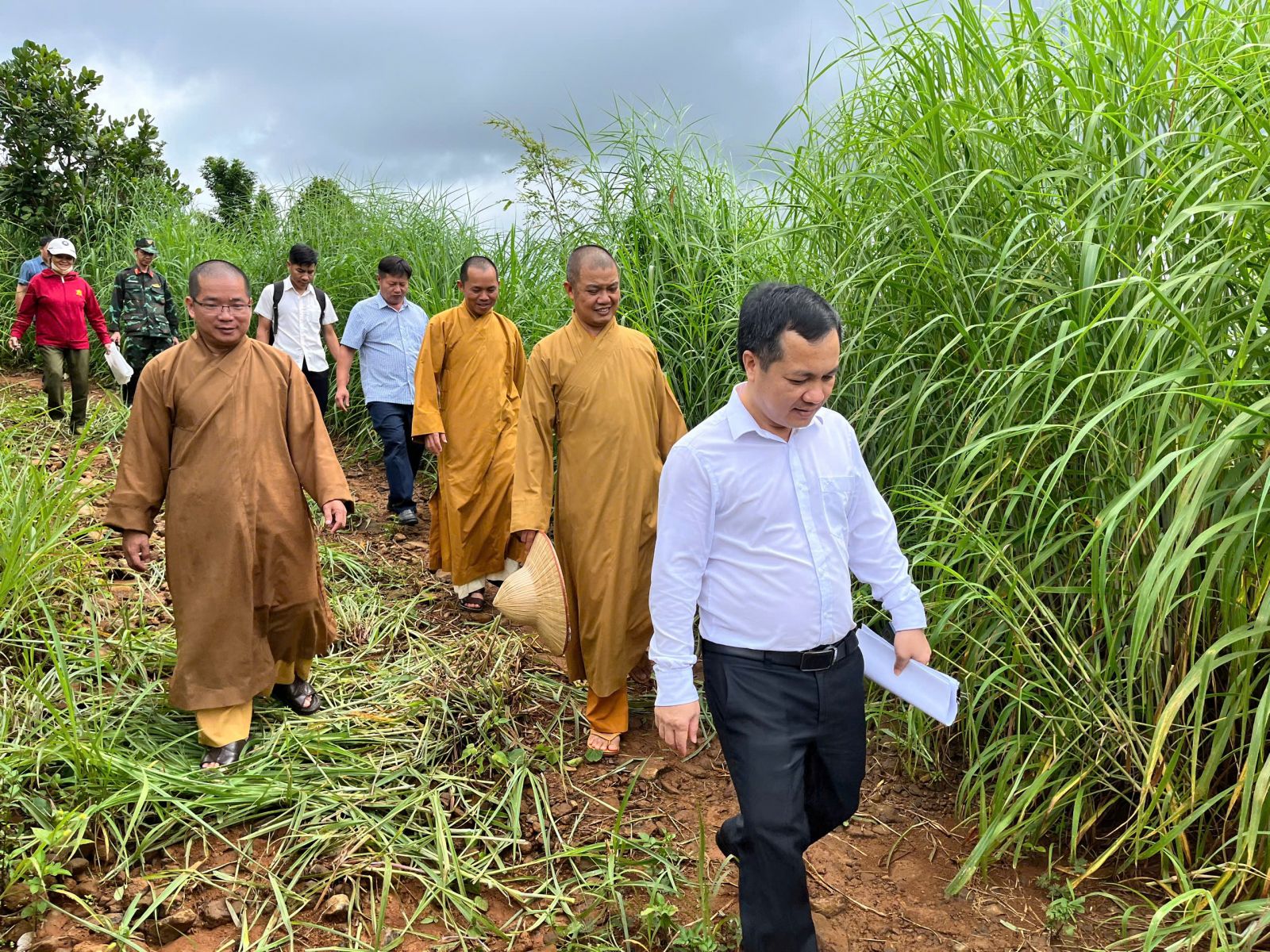 Phái Đoàn Khảo sát thực địa dự kiến xây dựng cơ sở tôn giáo tại huyện Tuy Đức và huyện Đăk R'Lấp