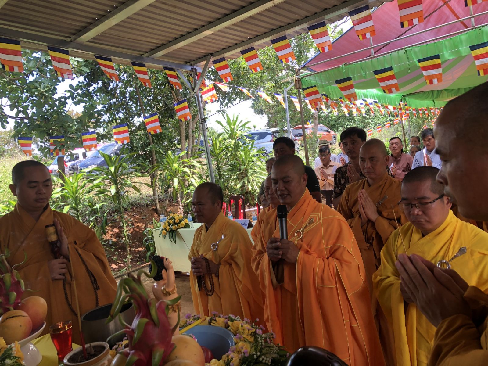 Phật giáo huyện Đăk R'lấp; Đạo Tràng Trúc Lâm Phật Hoàng trang nghiêm diễn ra Đại lễ Phật đản Phật lịch 2567-Dương lịch 2023