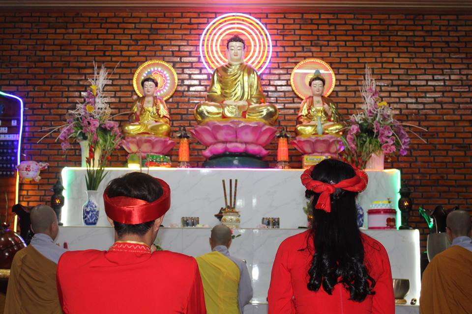 Lễ Hằng Thuận-Phật tử Văn Mạnh và Hoàng Hiền Chùa Phước Huệ Cư Jut