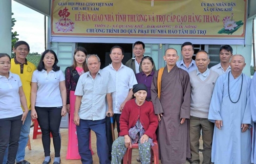 Lễ ban giao nhà tình thương tại Quảng Khê-Đắk Glong