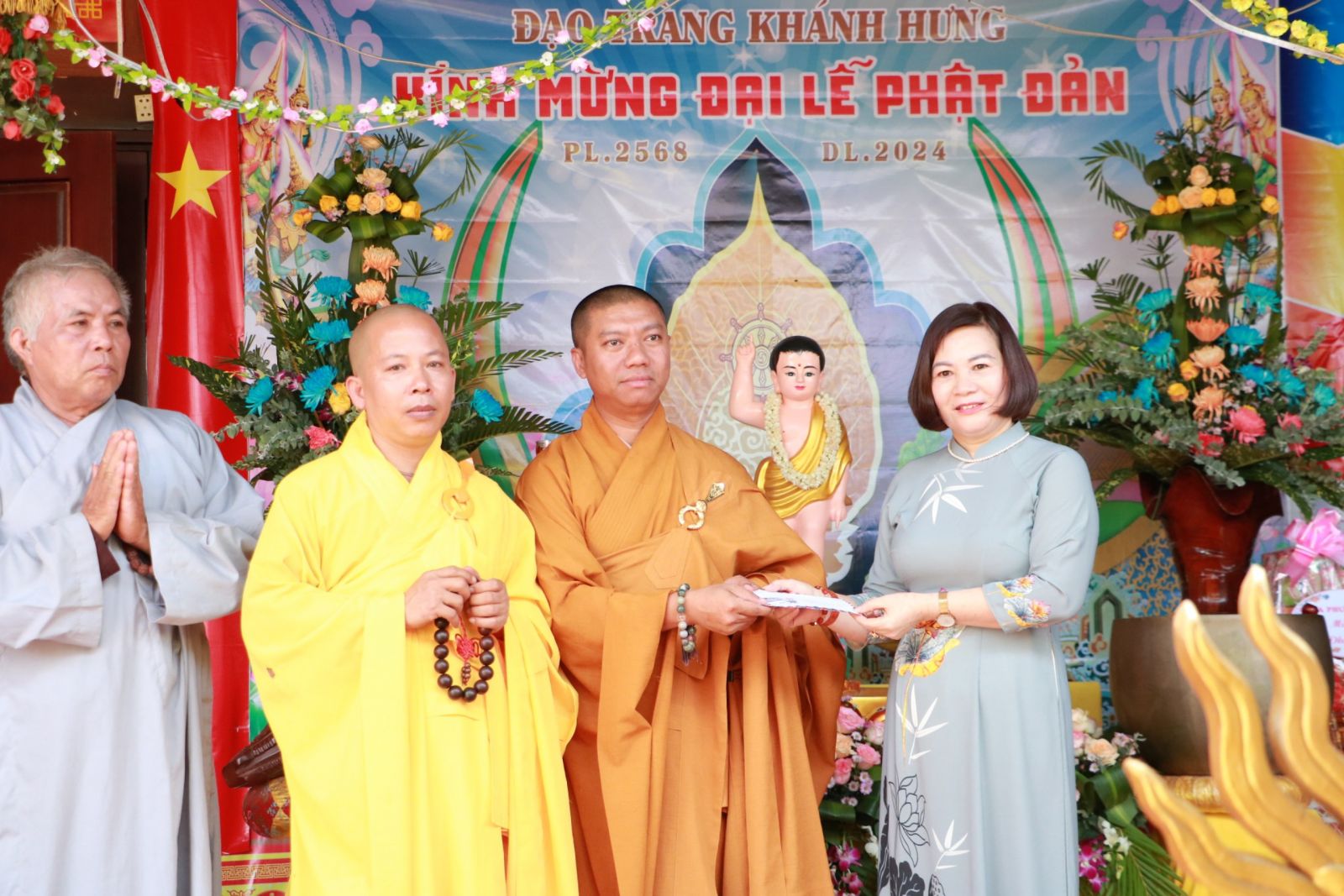 Đắk Song: Đạo tràng Khánh Hưng trang nghiêm tổ chức Đại Lễ Phật Đản PL. 2568