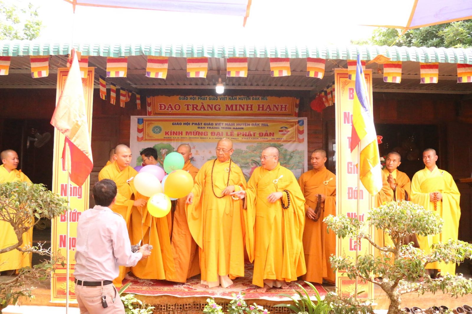 Đắk Mil: Đạo tràng Minh Hạnh trang nghiêm tổ chức Đại Lễ Phật Đản PL. 2568
